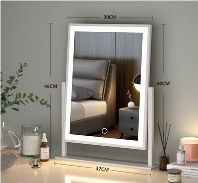 Illuminated Makeup Mirror with Adjustable Lighting