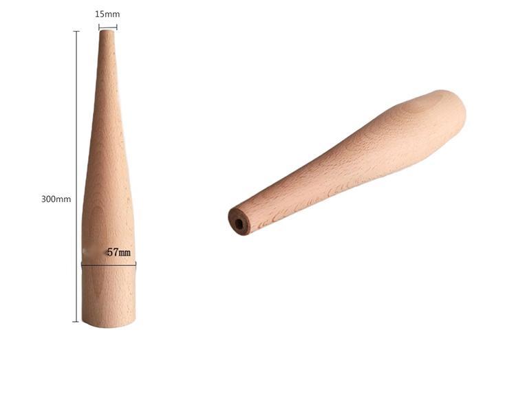 Solid Wood Flower Vase - Elegant Nordic Design