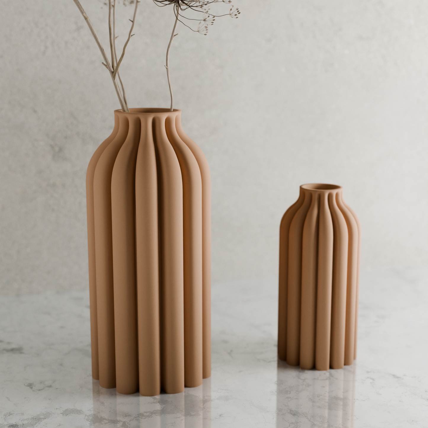 Elegant Pillar Vase - Timeless Design for Any Space