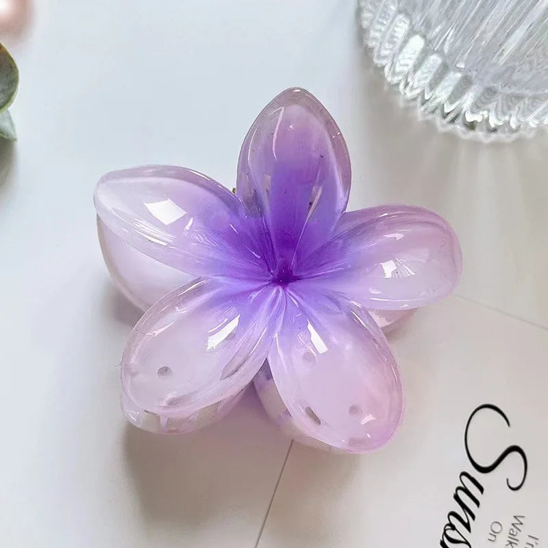 Gradient Flower Hair Accessories Set - Beach Ready Style 🌼