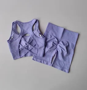 High Waist Fitness Set - Breathable & Stylish Training Gear