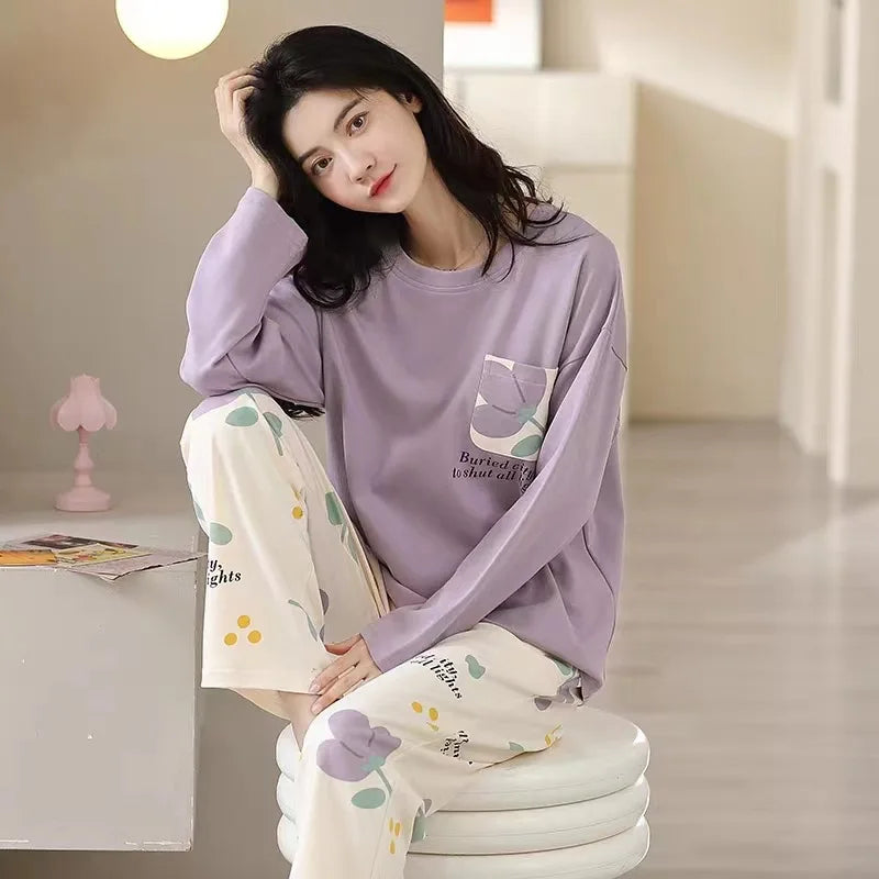 Cozy Two-Piece Pajama Set - Perfect for Home Comfort