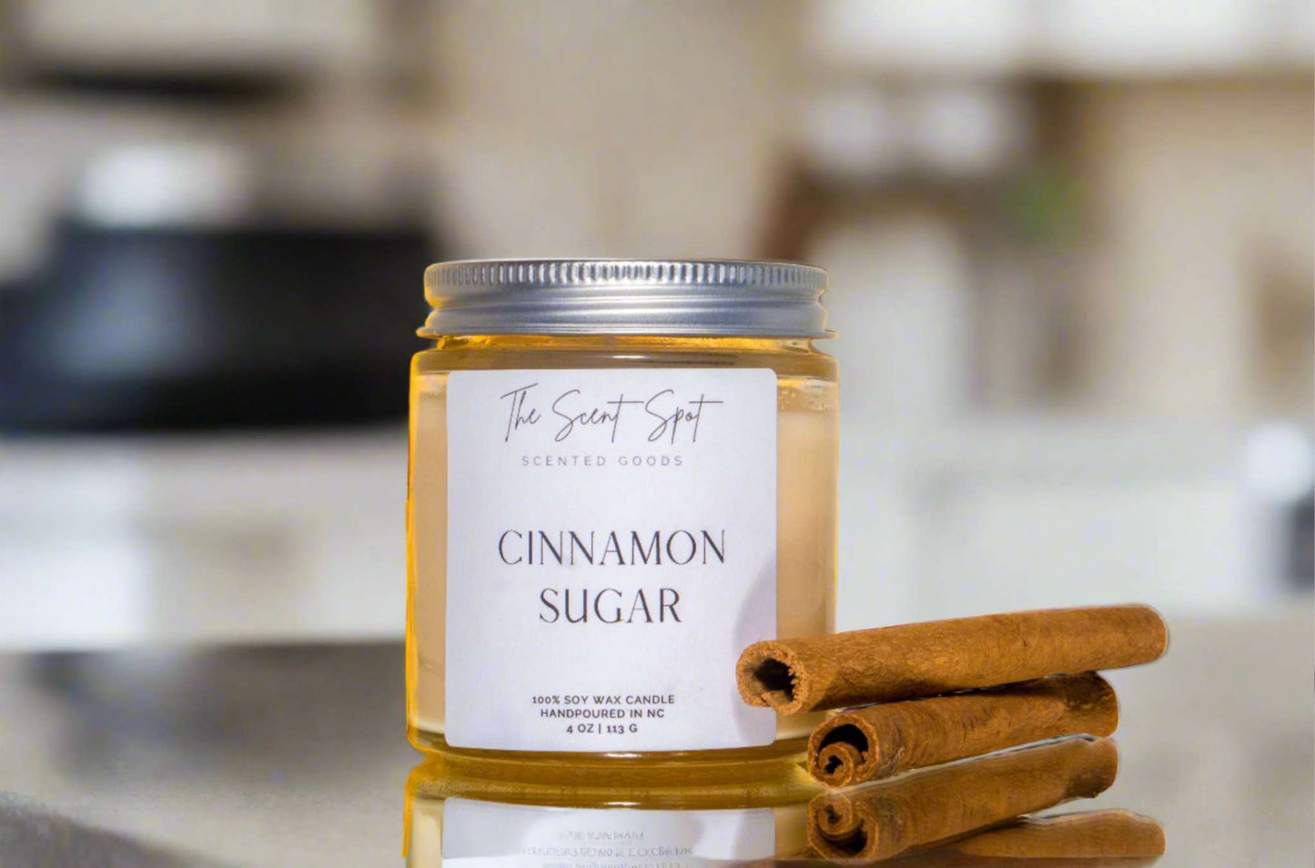 Cinnamon Sugar Candle - Warm & Cozy Ambiance