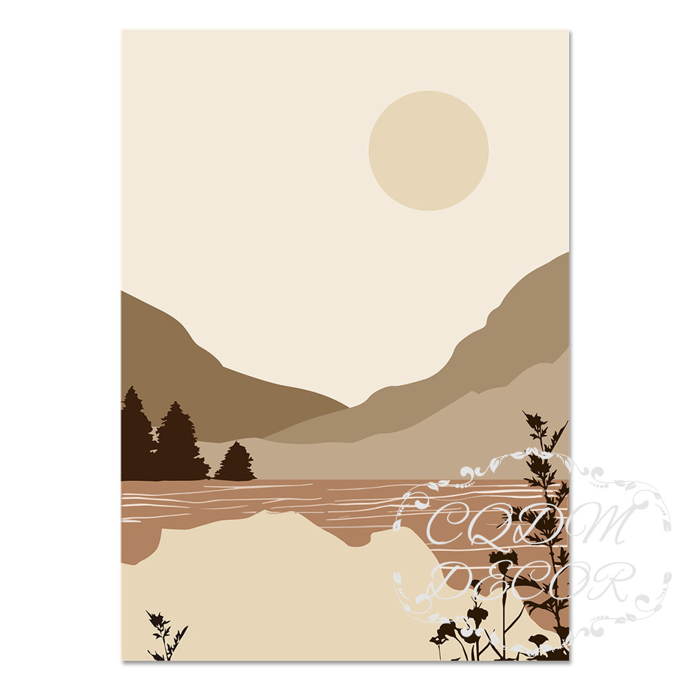Leaf Landscape Canvas Art - Enhance Your Space
