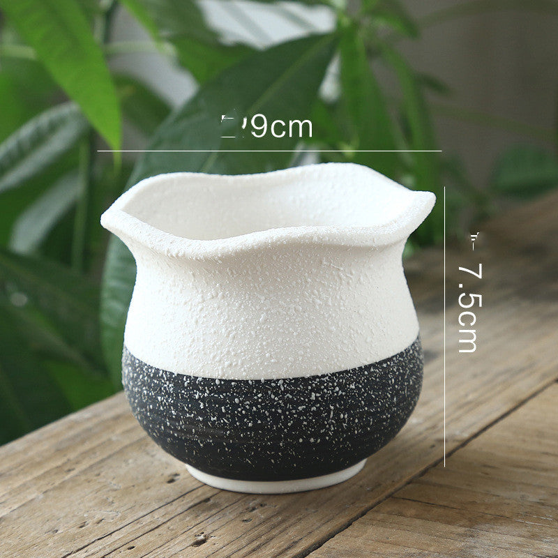 Ceramic Flower Pot - Breathable & Stylish Design