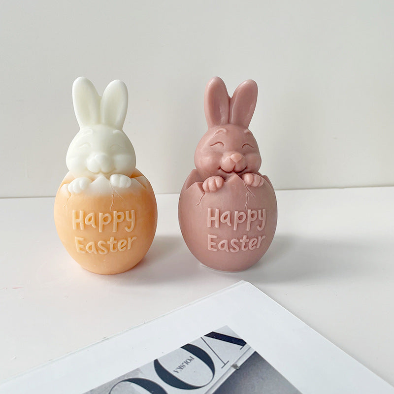 Aromatherapy Candle Mold - Shell Breaking Rabbit Design