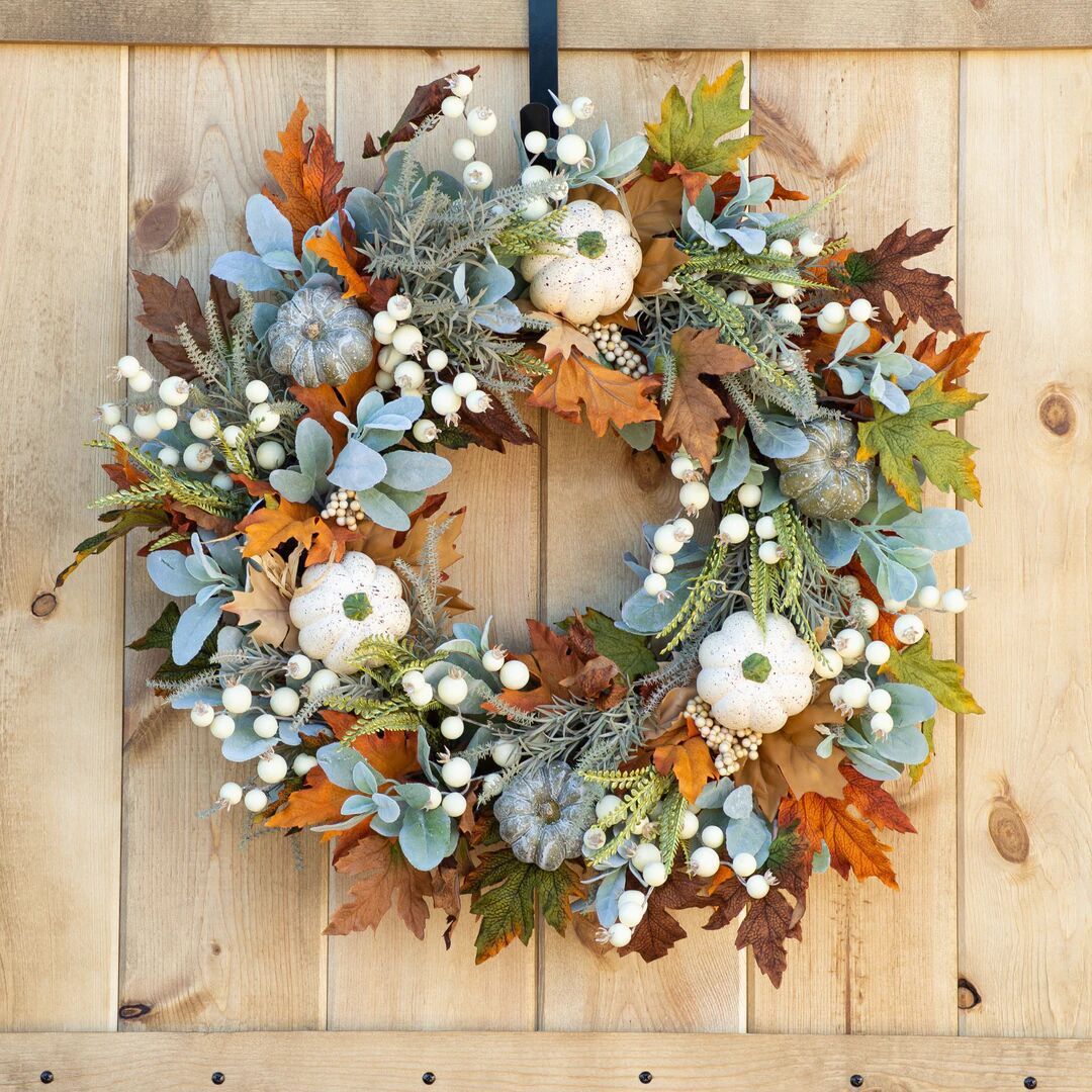 Autumn Pumpkin Wreath - Cozy Home Decor for Fall