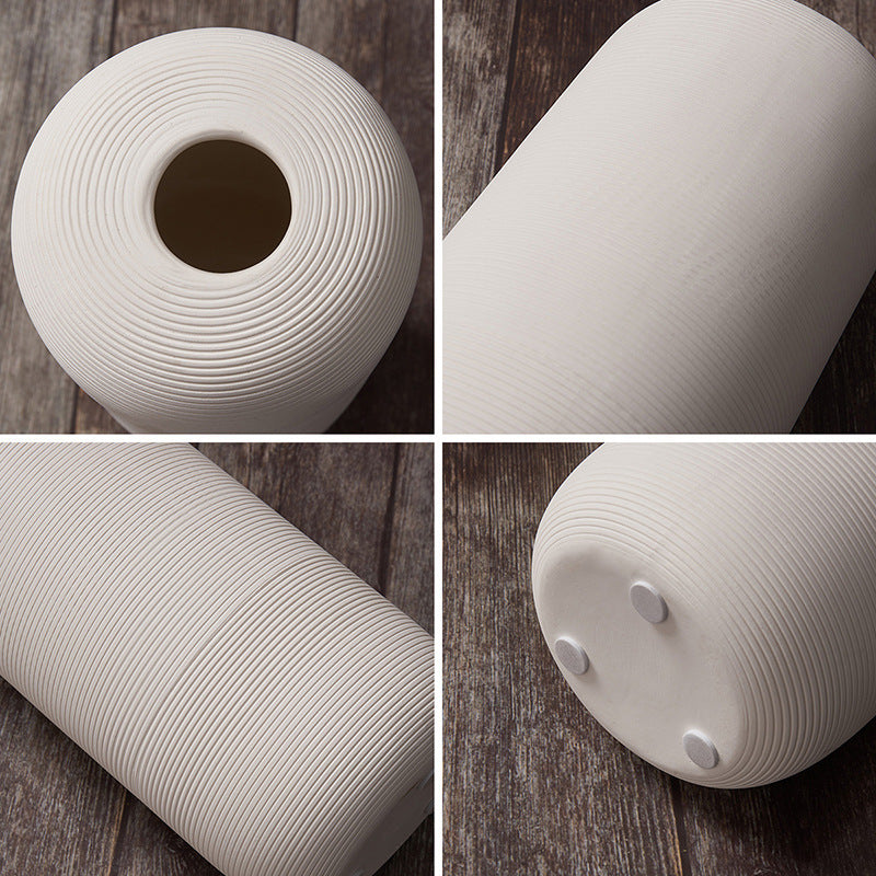 Elegant Ceramic Flower Vase - European Style Décor