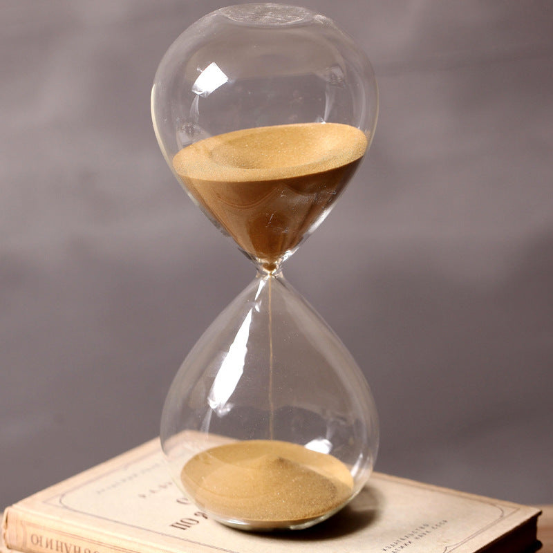 Elegant Sand Timer - 60-Minute Hourglass Decor