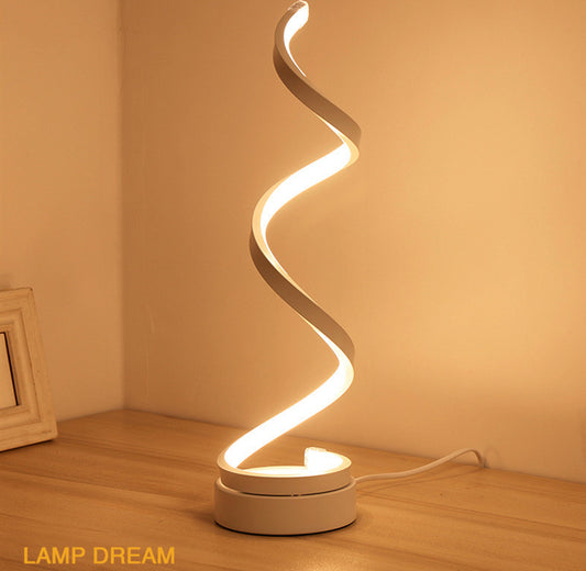 Modern Table Lamp - Adjustable Warm & White Light