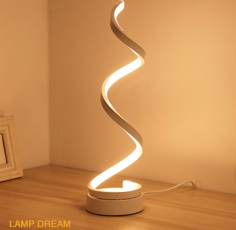Modern Table Lamp - Adjustable Warm & White Light