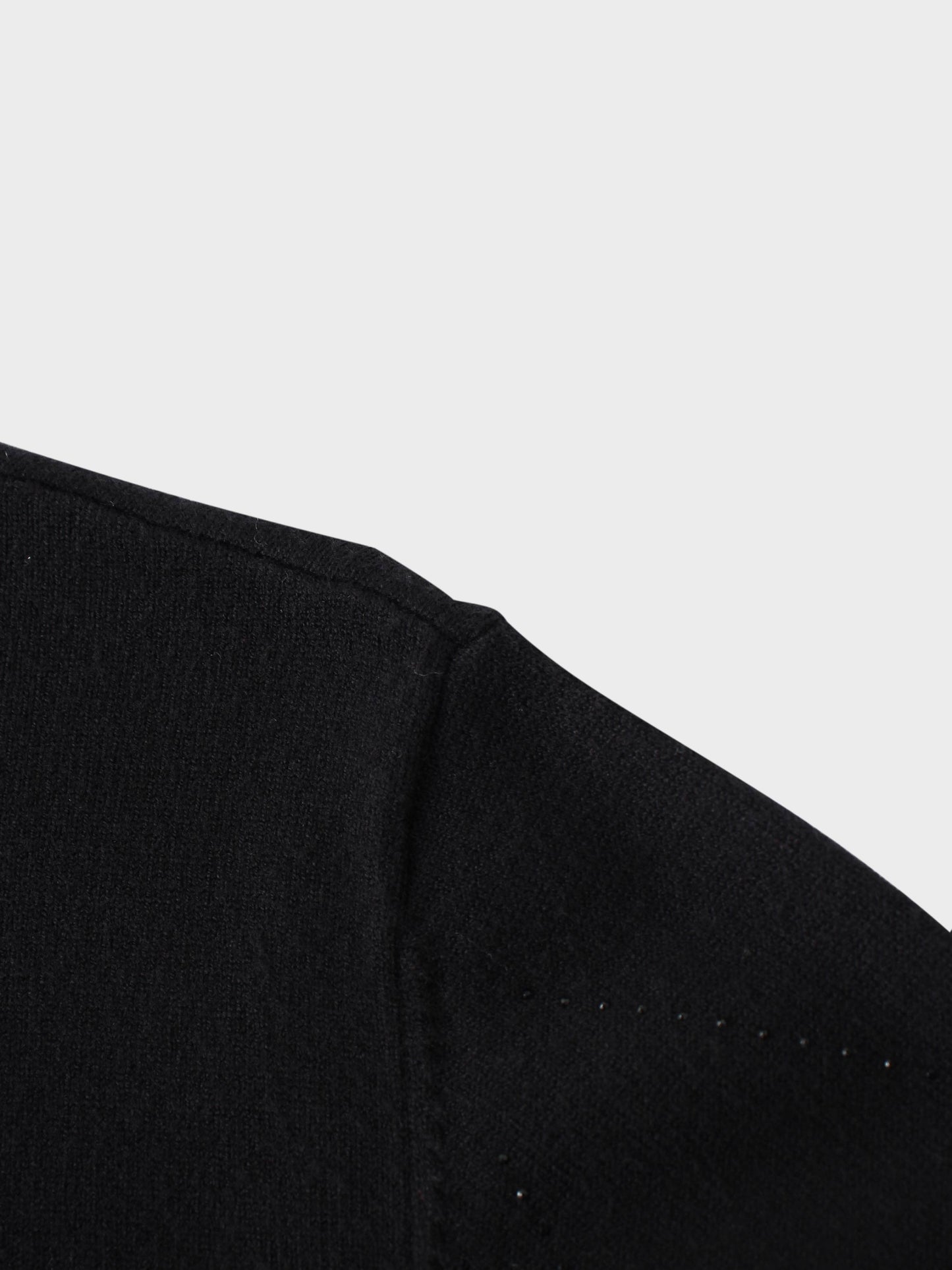 Diamond Stud Design Sweater-Black