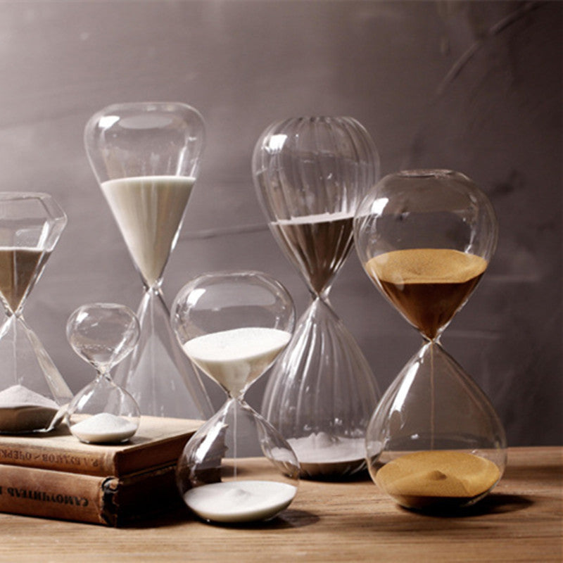 Elegant Sand Timer - 60-Minute Hourglass Decor