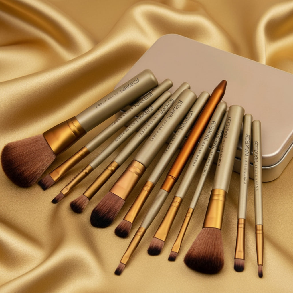 Makeup Brush Set - Flawless Application & Stylish Case