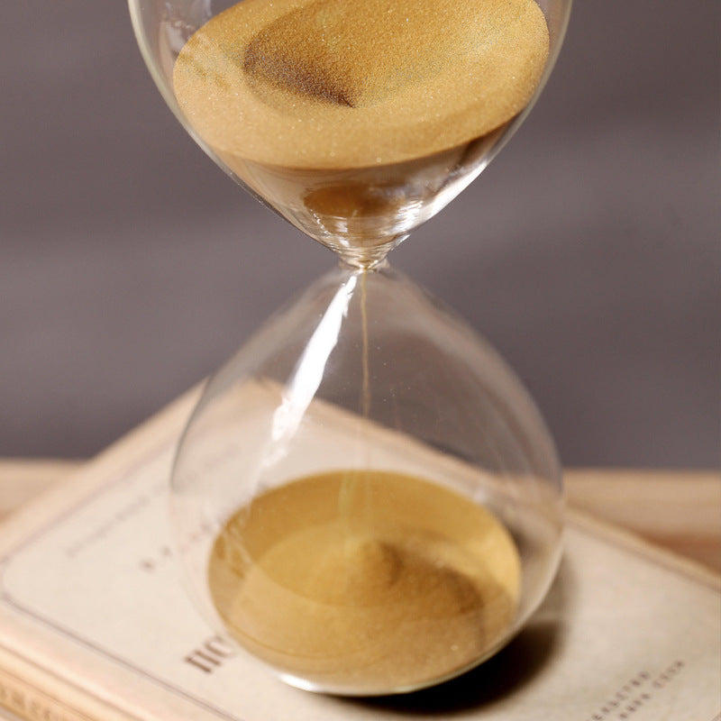 Elegant Sand Timer - 60-Minute Hourglass Decor