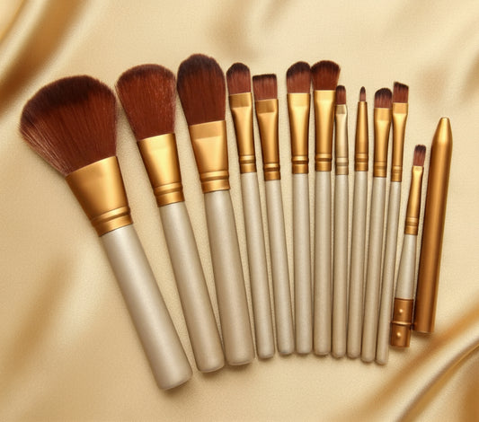 Makeup Brush Set - Flawless Application & Stylish Case