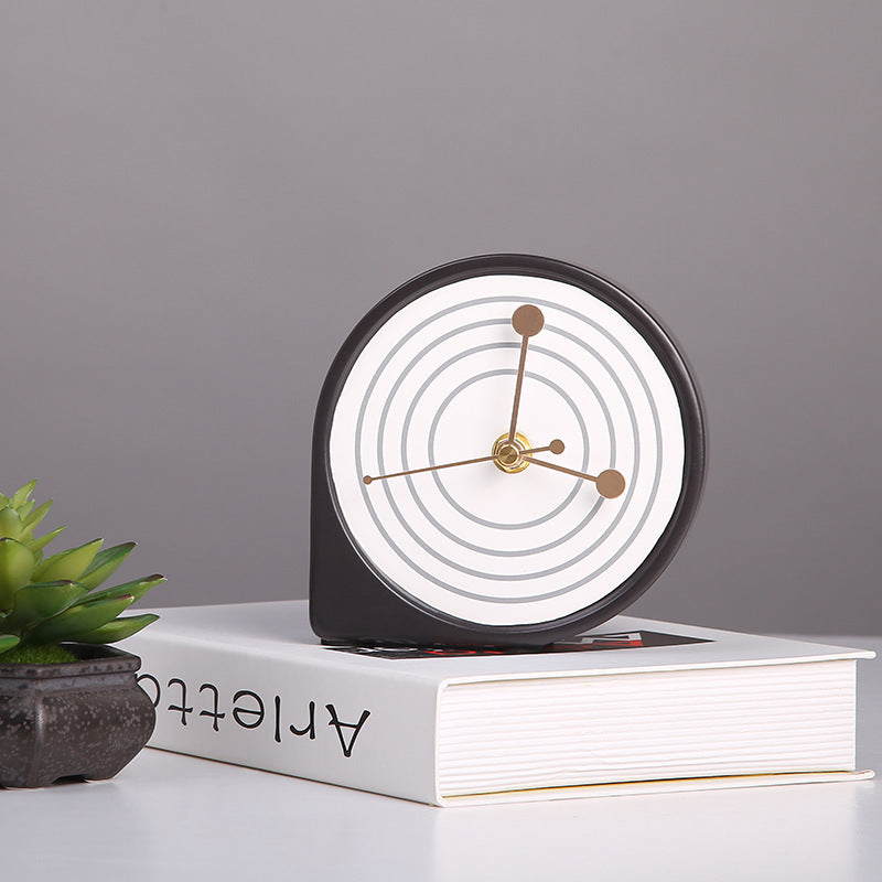 Luxury Ceramic Clock - Modern Home Décor Accent