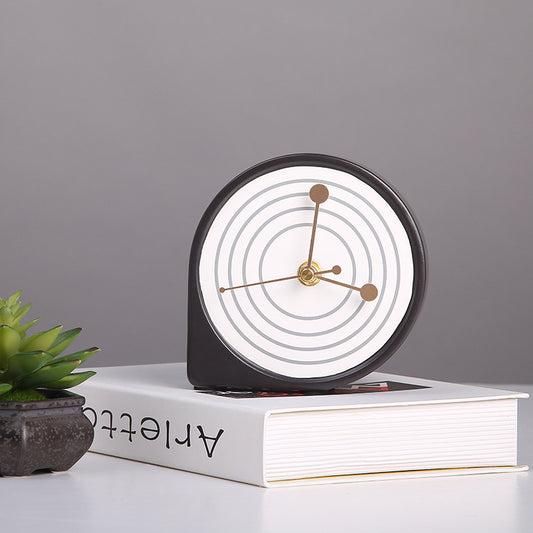 Luxury Ceramic Clock - Modern Home Décor Accent