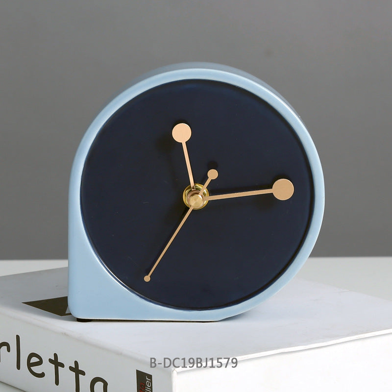 Luxury Ceramic Clock - Modern Home Décor Accent