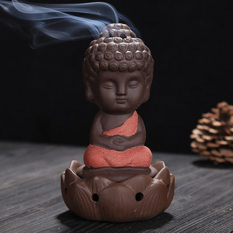 Ceramic Buddha Incense Burner - Enhance Your Zen Space