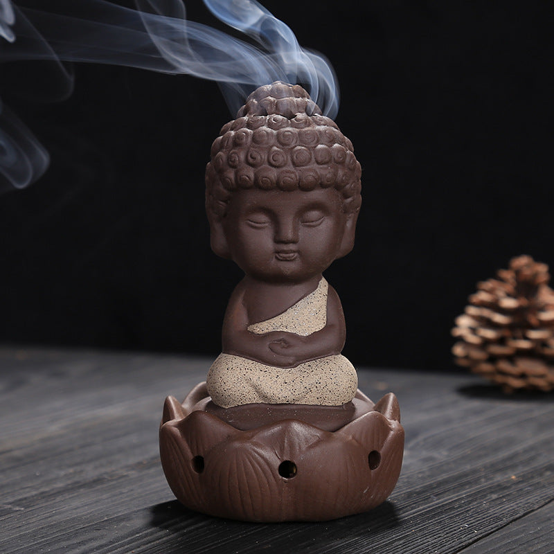 Ceramic Buddha Incense Burner - Enhance Your Zen Space
