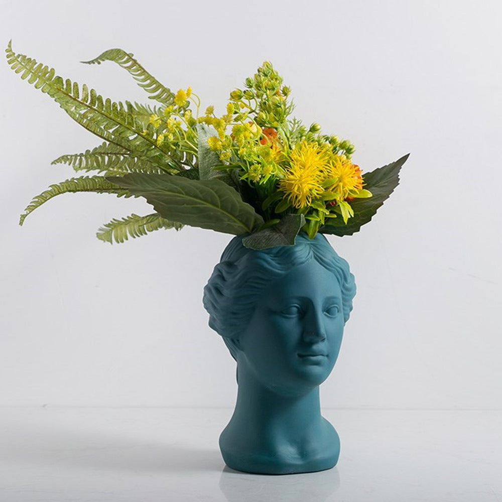 Venus Head Statue Vase - Elegant Home Accent