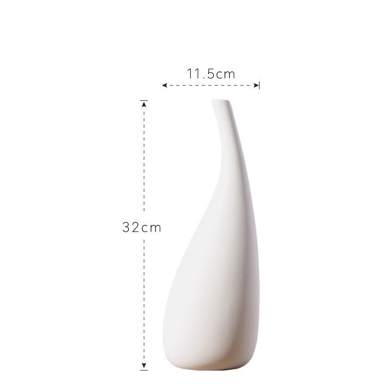 Modern Ceramic Vase - Perfect for Dried Flowers