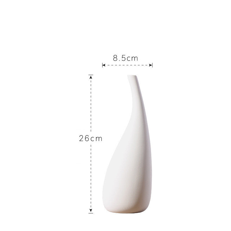 Modern Ceramic Vase - Perfect for Dried Flowers