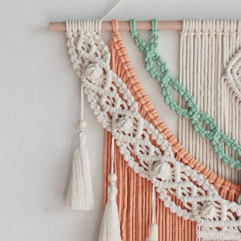 Bohemian Woven Tapestry - Elegant Wall Decor