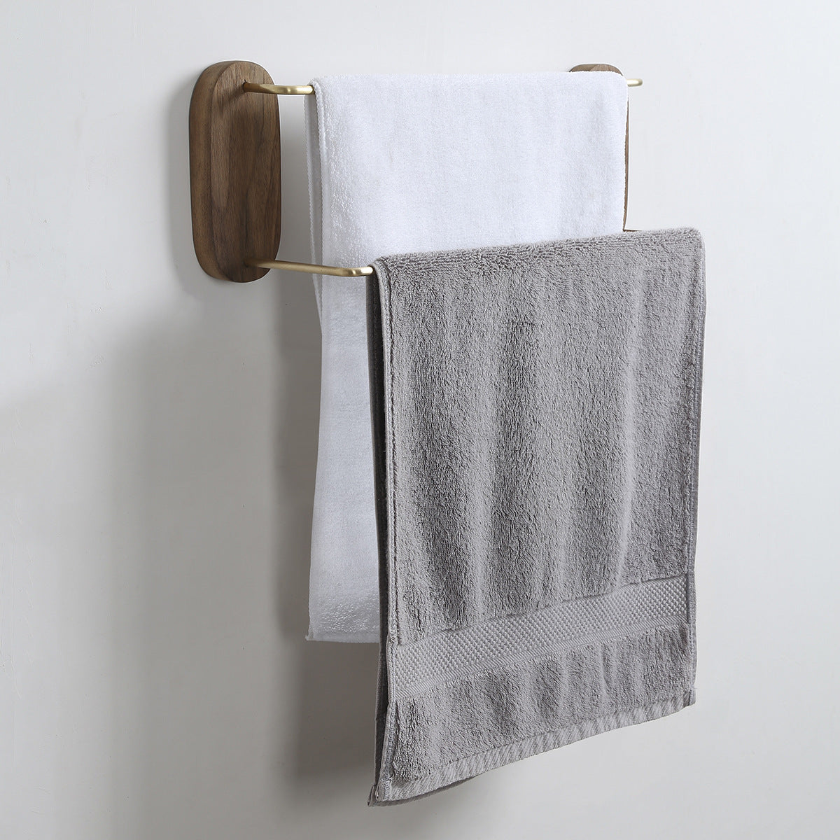 Elegant Double Bar Towel Rack - Versatile Home Storage