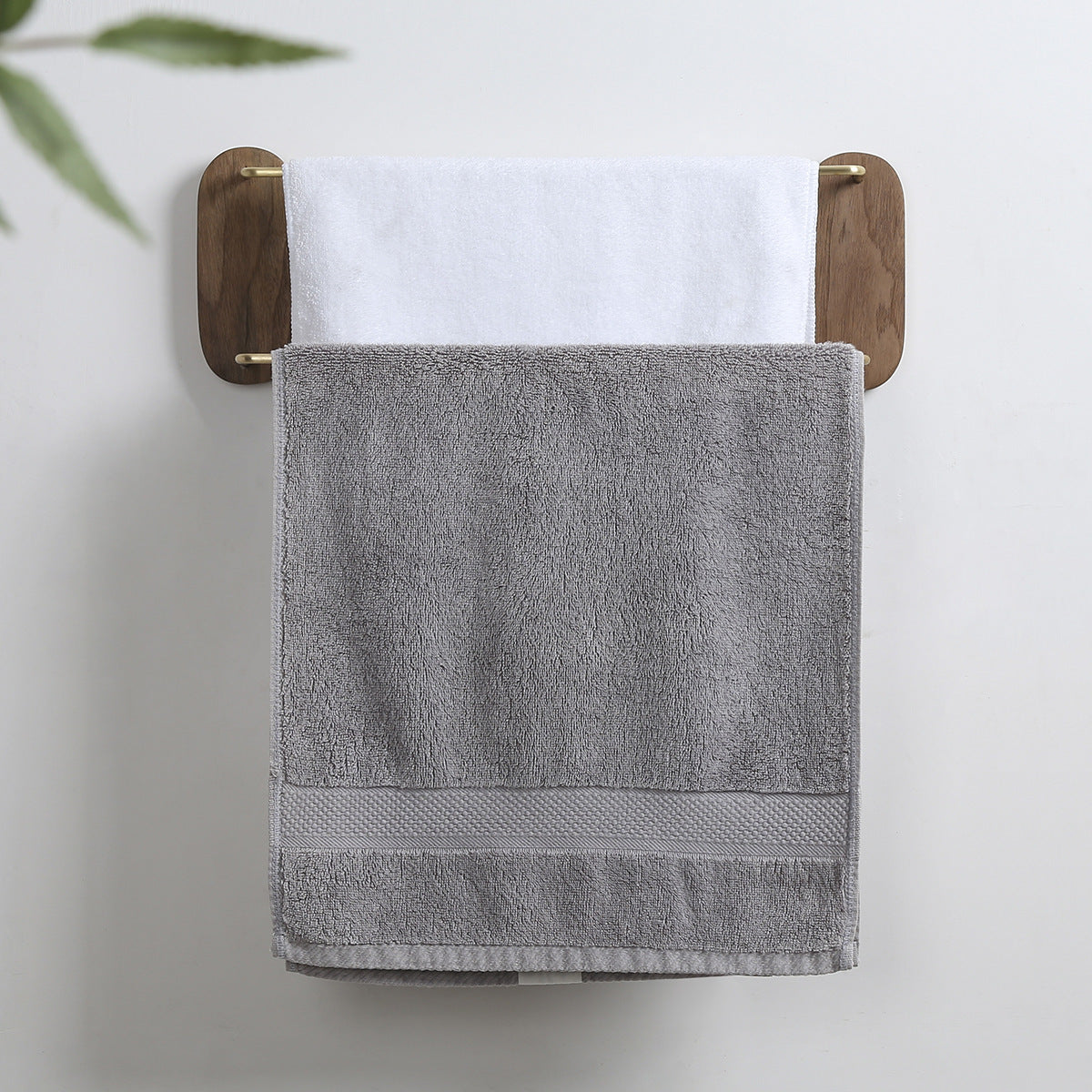 Elegant Double Bar Towel Rack - Versatile Home Storage