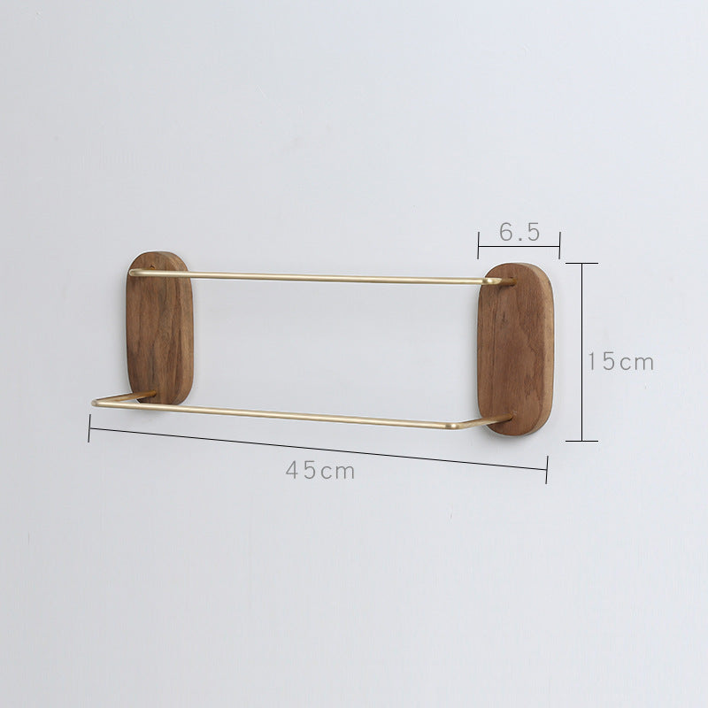 Elegant Double Bar Towel Rack - Versatile Home Storage