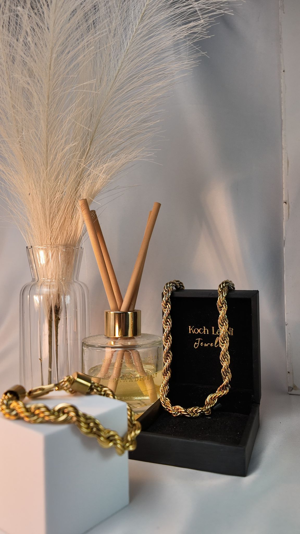 18K Gold Plated Chunky Twisted Verona Bracelet