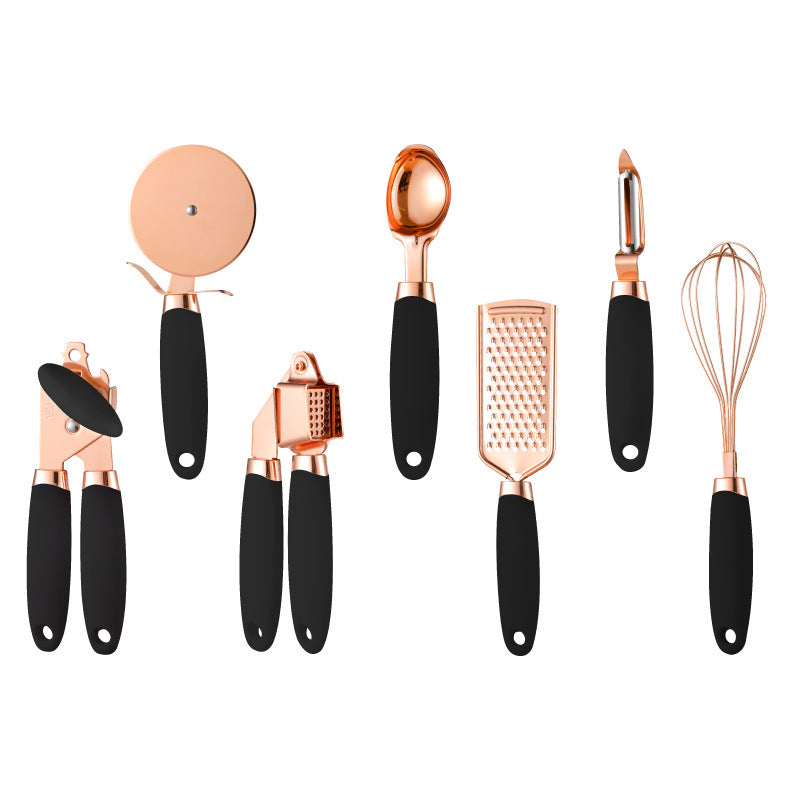 Rose Gold Kitchen Tool Set - Stylish & Durable