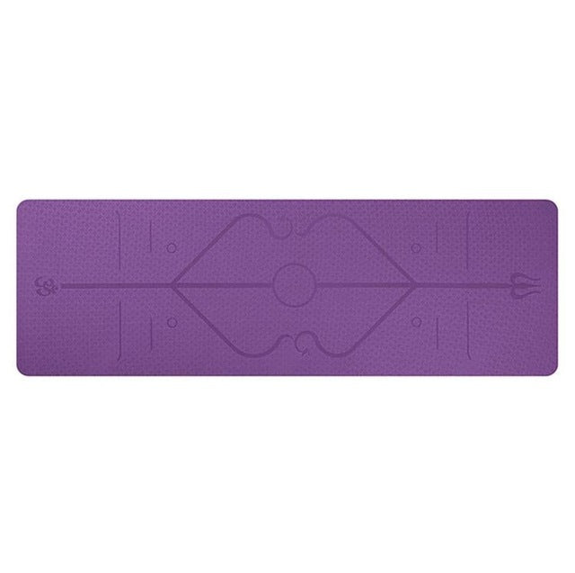 Non-Slip TPE Yoga Mat - Ideal for Beginners