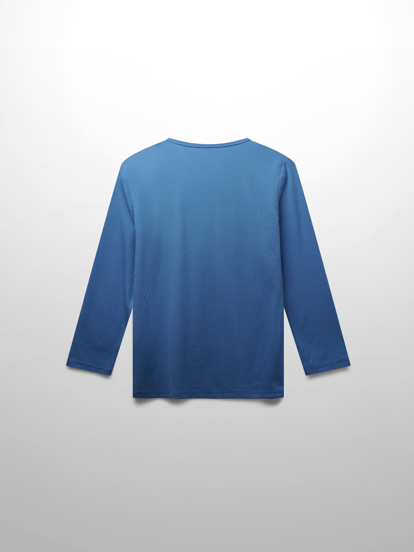 RIBBED HIGH V 3Q-PERIWINKLE BLUE