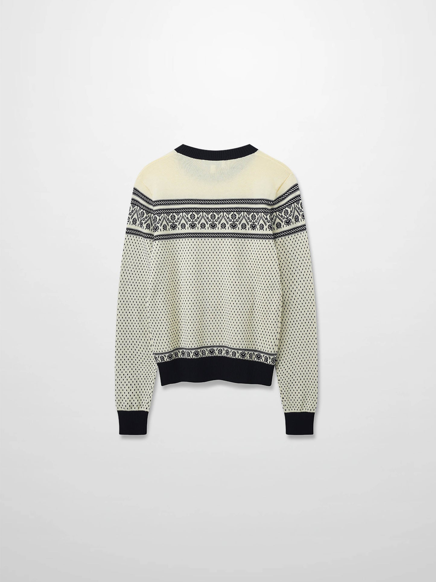 Designed Sweater-Black Combo Print