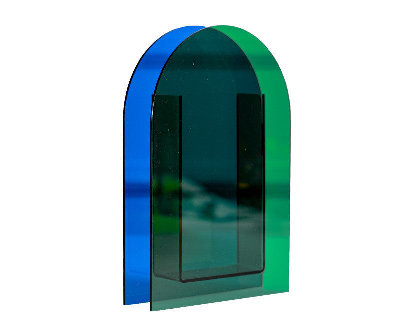Colorful Acrylic Vase - Modern Home Decor Accent