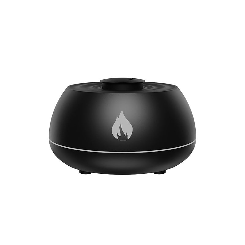 Flame Humidifier & Aromatherapy Diffuser - 7 Color Light