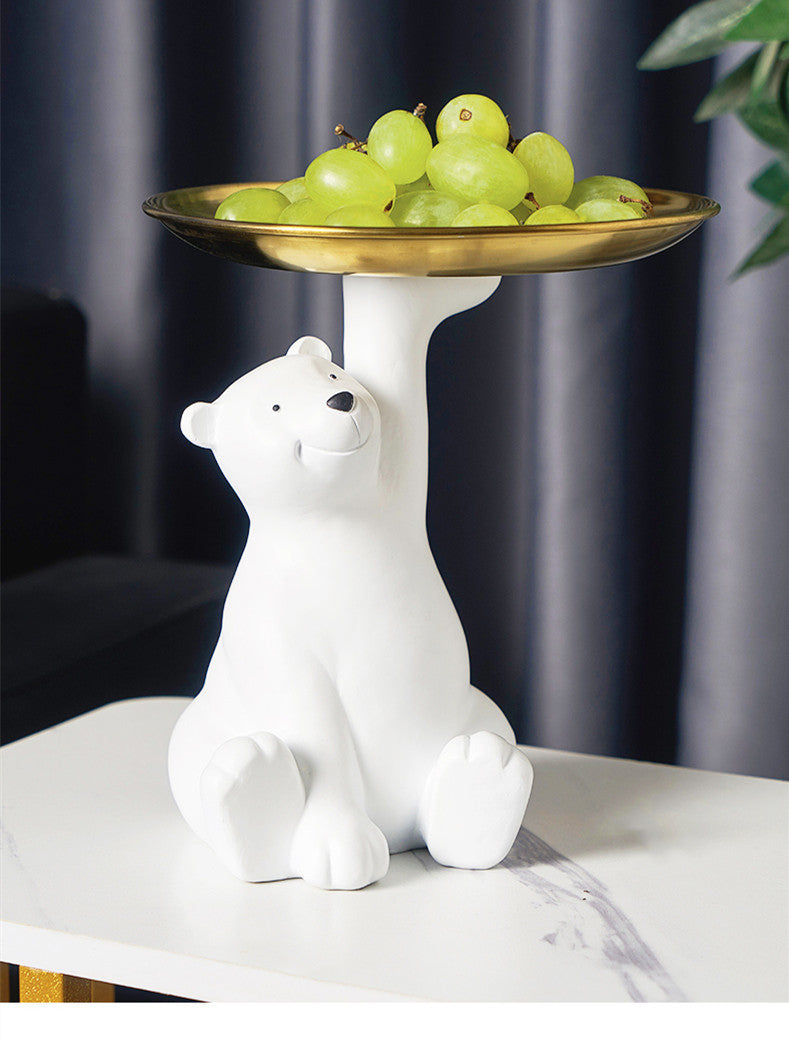 Charming Bear Tray - Perfect for Key Storage & Decor