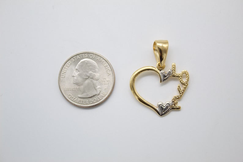 Gold Filled Heart Love