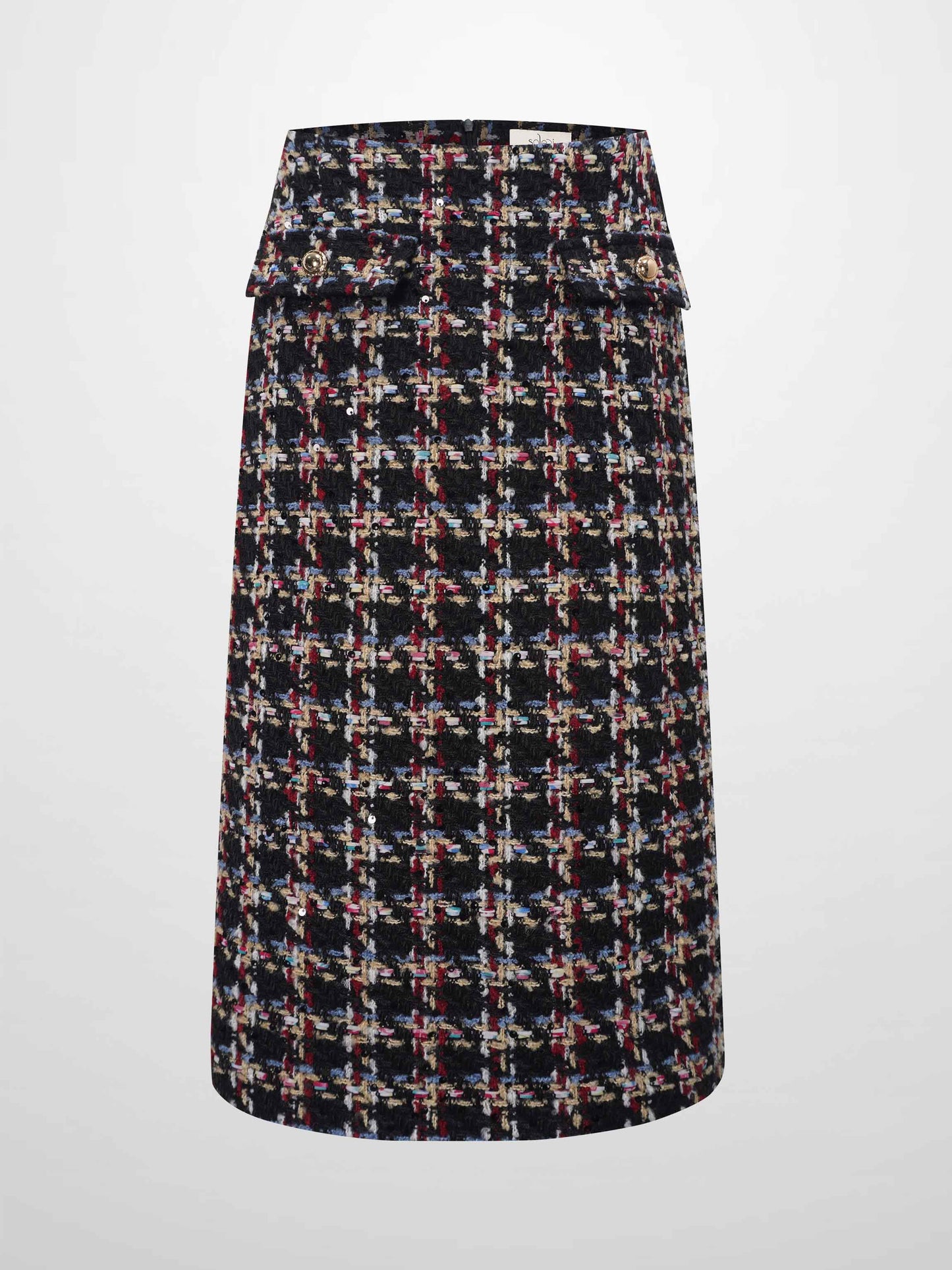 Short Pocket Skirt-Multi Colored