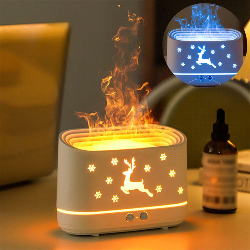 Flame Effect Humidifier & Diffuser - Enhance Your Space