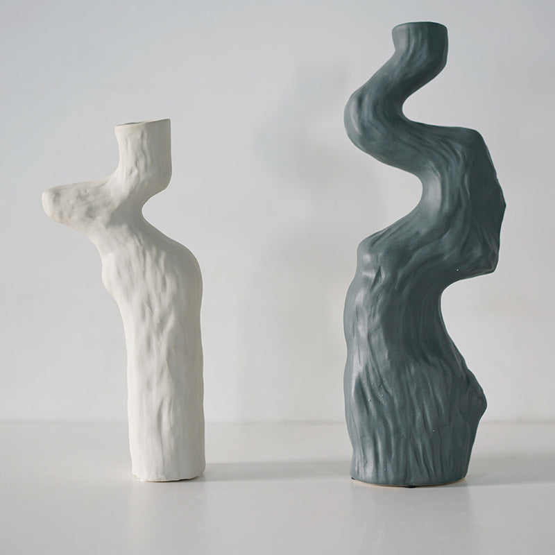 Elegant Ceramic Vase - Perfect for Dried Flowers