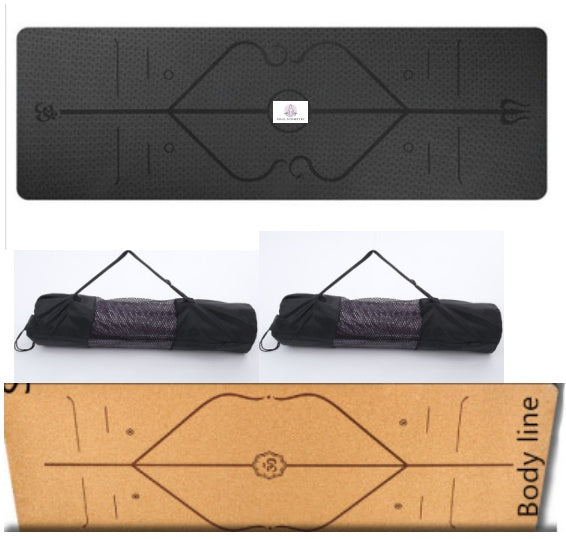Non-Slip TPE Yoga Mat - Ideal for Beginners