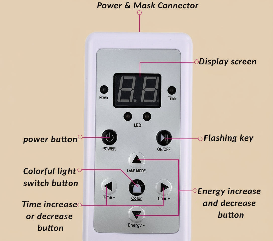 LED Facial Beauty Device - Rejuvenate Your Skin