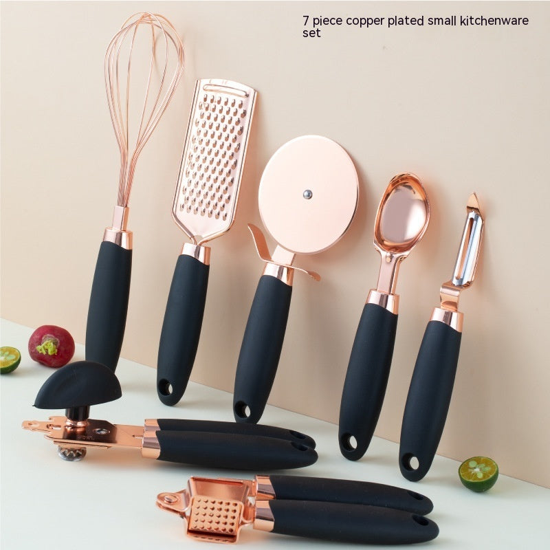Rose Gold Kitchen Tool Set - Stylish & Durable