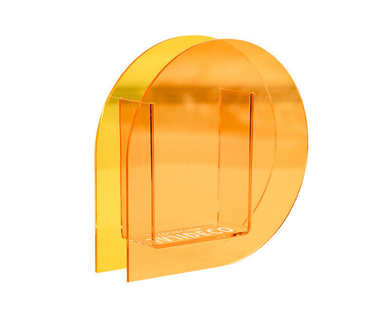 Colorful Acrylic Vase - Modern Home Decor Accent