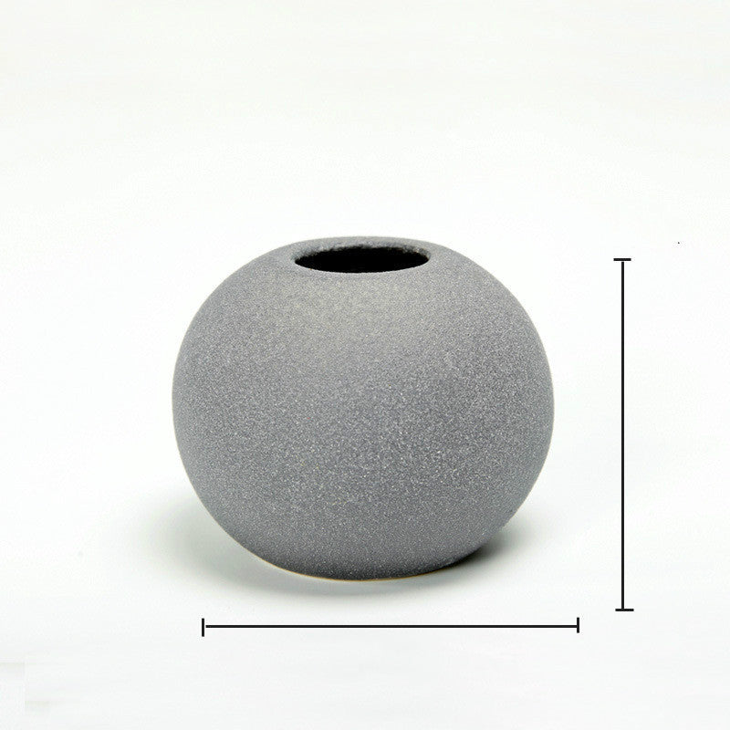 Nordic Ceramic Vase - Elegant Home Decor Accent