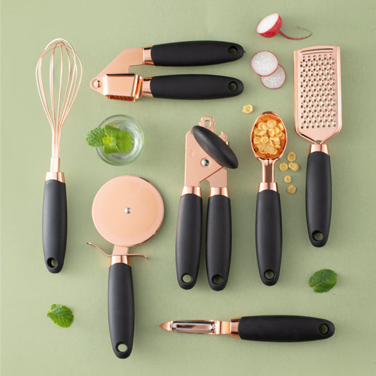 Rose Gold Kitchen Tool Set - Stylish & Durable